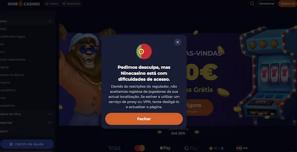 Nove registrazione al casinò