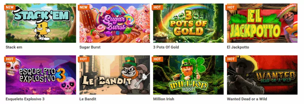 Slot più popolari e Nuova Luckia