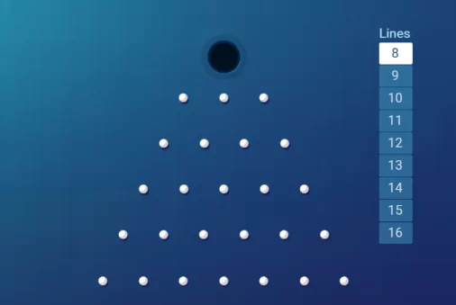 Linee di pagamento in Plinko