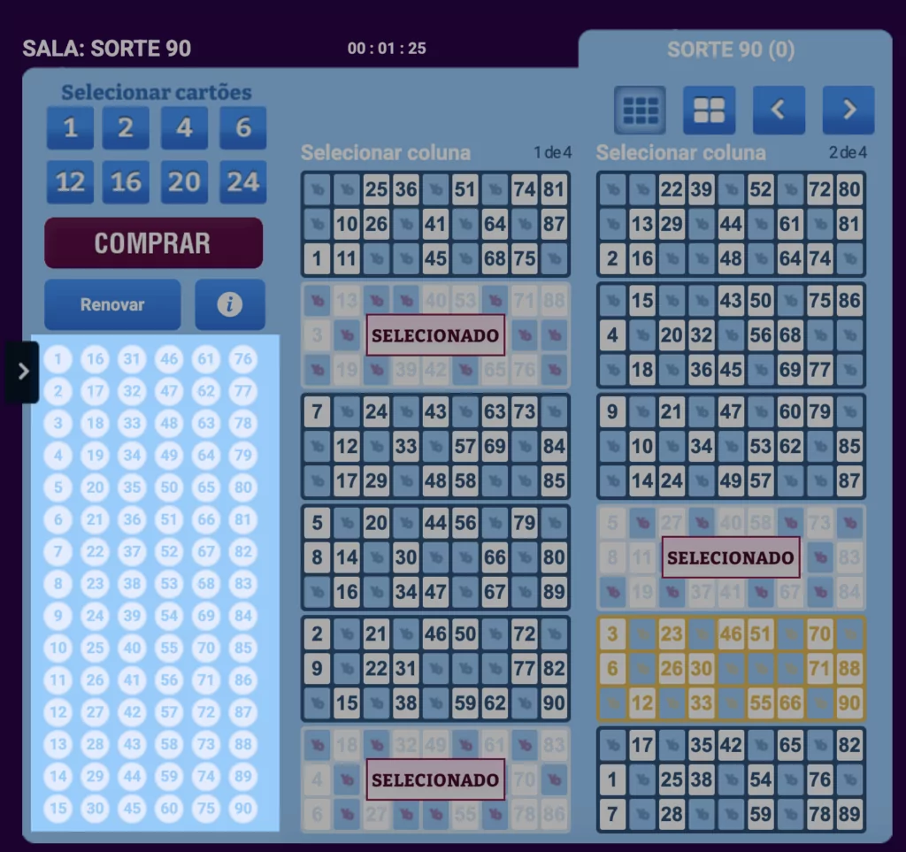 Palline del Bingo online