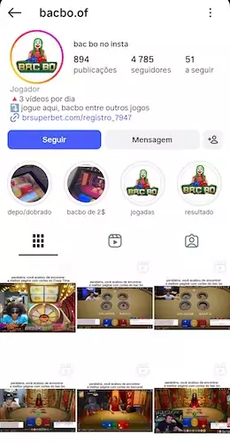 Bac Bo sui social media